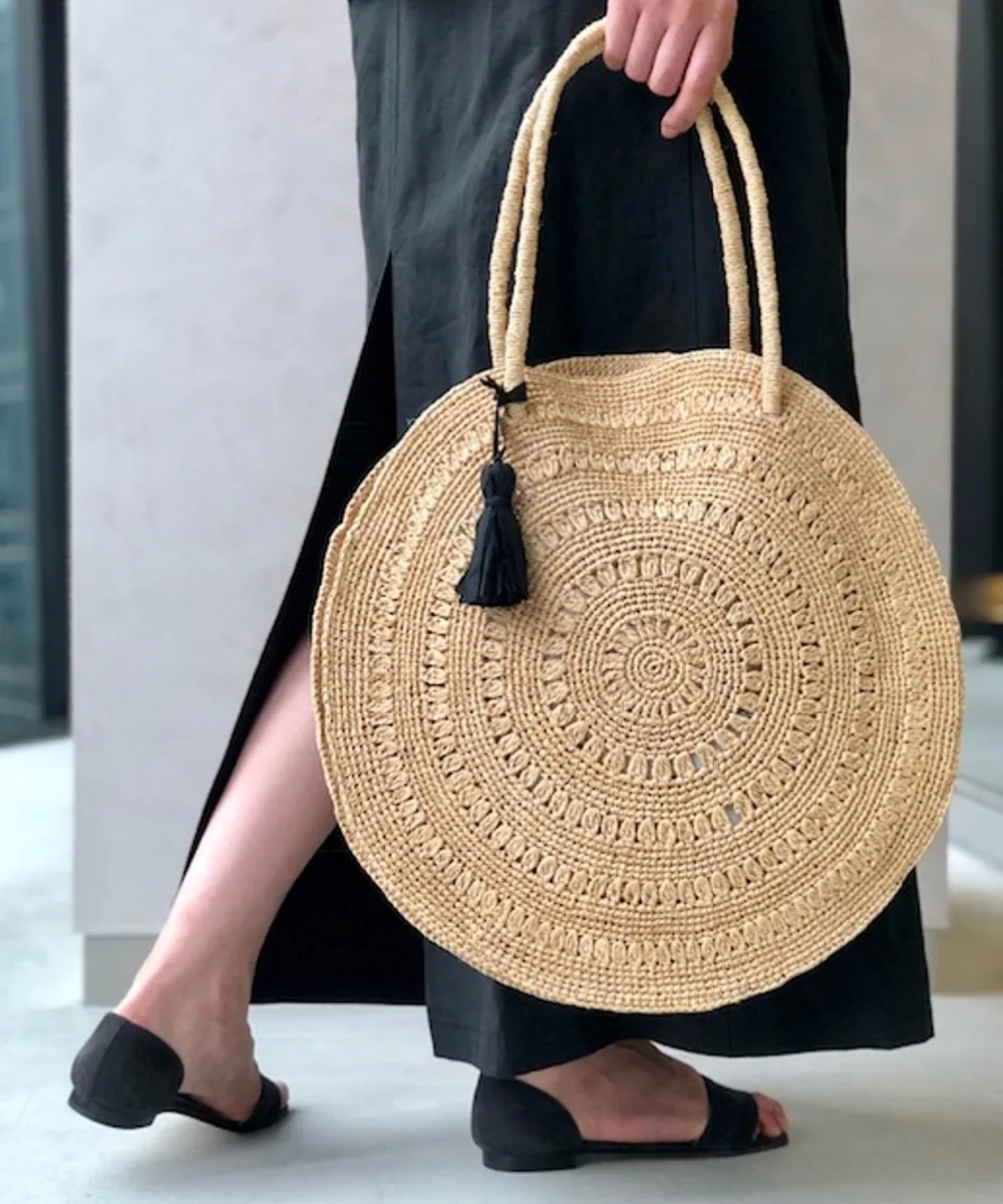 Шикарная пляжная сумка ручной работы с кисточками модная Повседневная