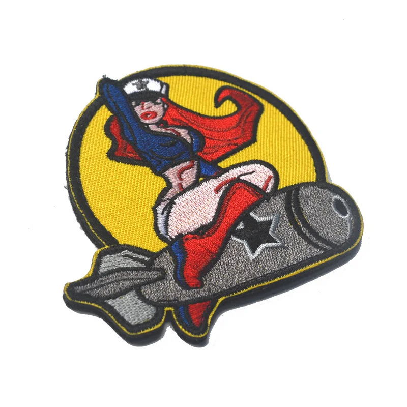 Мссб армии США PINUP девушка тактический боевой патч военный знак вышитая