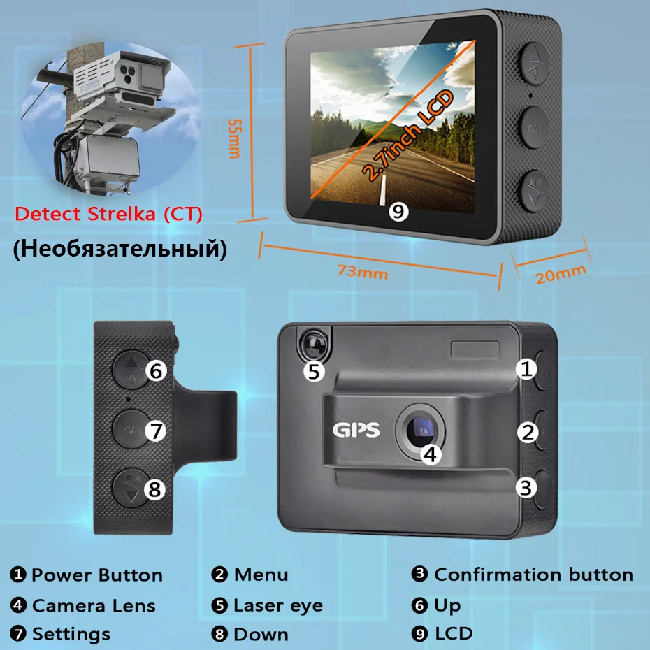 Elebest V12+ 3 в 1 антирадарный автомобильный радар-детектор DVR видеорегистратор с gps локатором 720P видео рекордер видеорегистратор era для России