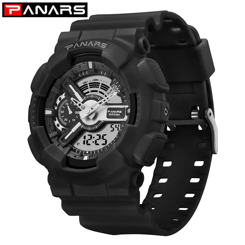 PANARS Commemorative Edition Multi-function Waterproof Electronic Watch Man Woman Sports Traveling Watch Strap Watches Jun15