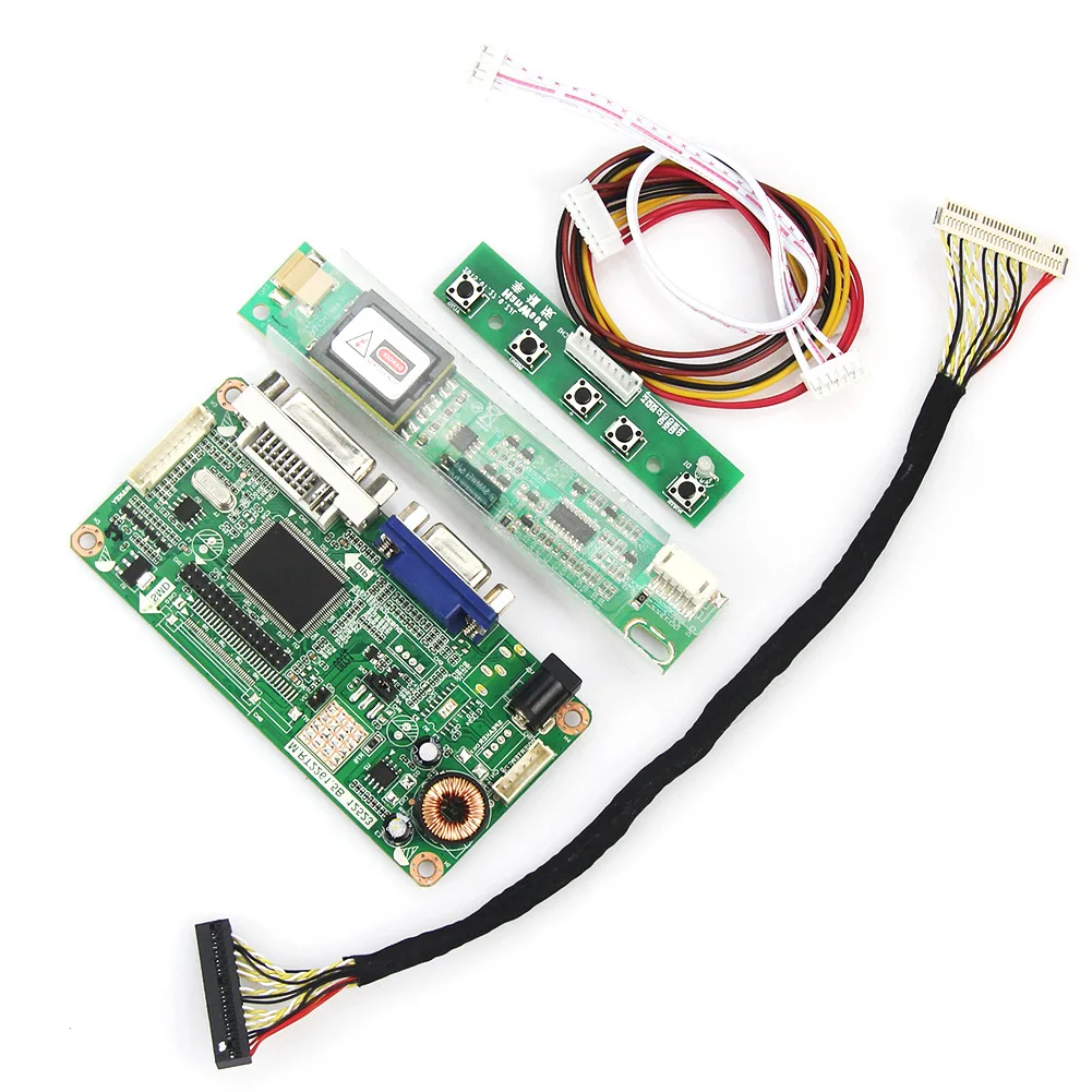 Плата драйвера контроллера VGA + DVI M.RT2261 LCD светодиодный для LP141WX1 TLE1 1280x800 LVDS монитор