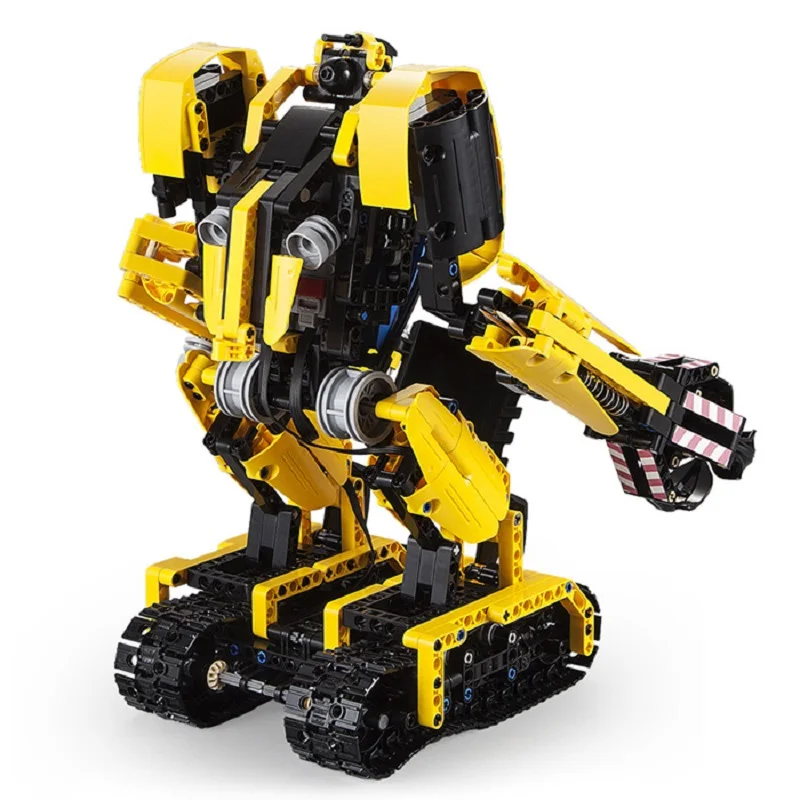 CaDA C51026 экскаватор Интеллектуальный RC строительные блоки игрушка Megalithic Робот 2 в 1