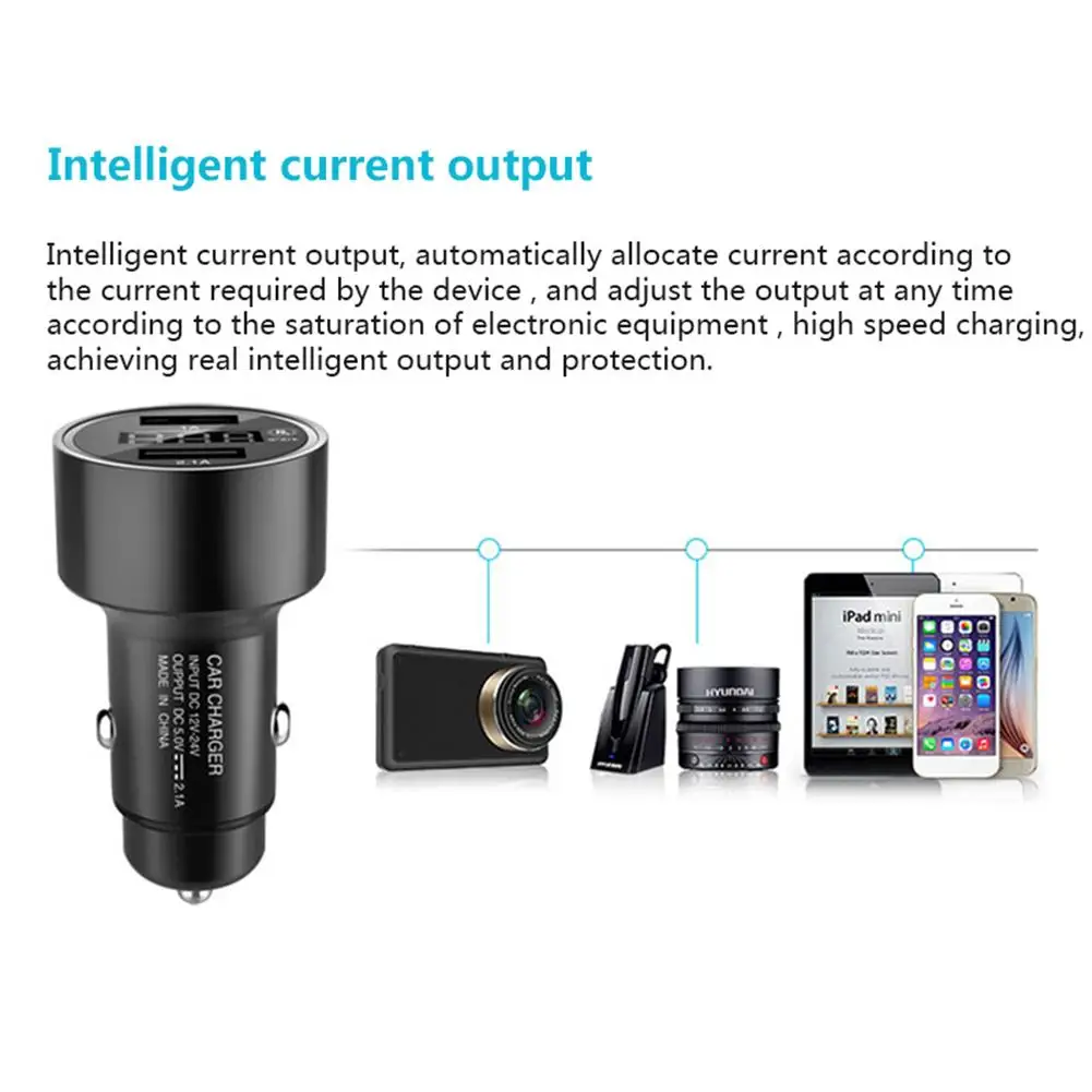 Bluetooth Positioning Smart Searching Car Dual Usb Led Display Cigarette Lighter Charge 3.1A Kit Charger | Автомобили и мотоциклы