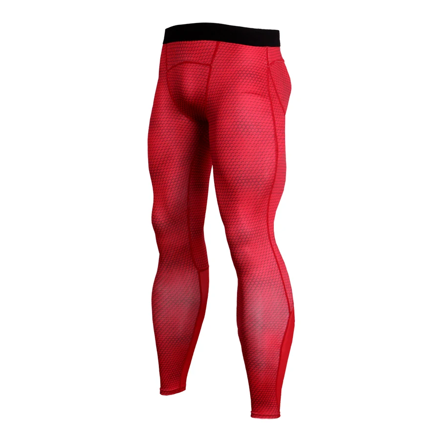Мужские спортивные тайтсы для бега и фитнеса с компрессией и узкими штанинами.