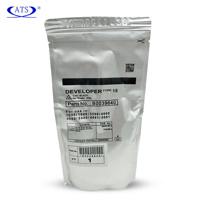 2 шт./лот черный порошок проявителя B0039640 тип 18 для Ricoh AF 1035 1045 3500 4000 5000 4001 5001 совместимый для копира запасные Запчасти