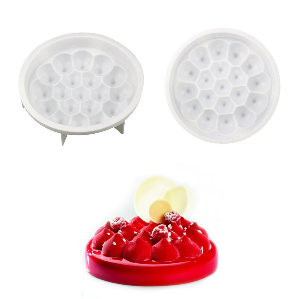 

Силиконовая форма для торта в форме цветка, инструмент для украшения десертов, празднования дня рождения, свадьбы, кухни