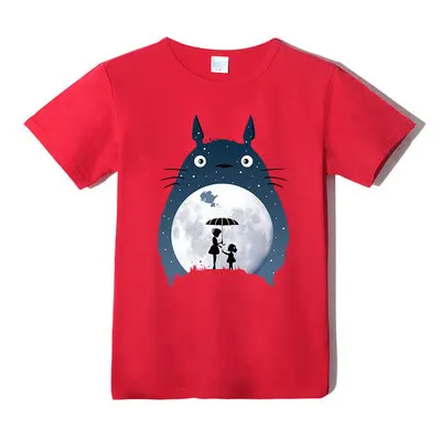 

Новинка 2018 футболка с изображением Тоторо модная мужская футболка Miyazaki Hayao хлопковые топы с короткими рукавами