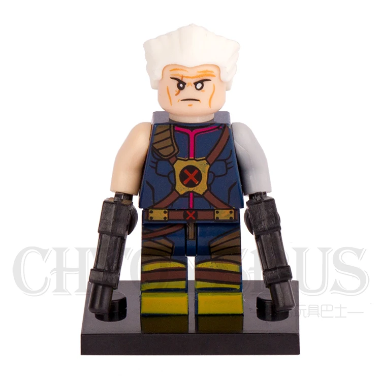 SingleSale X-MEN кабель Apocalypse изгой Бишоп тропа войны MARVEL Супер Герои minifig Сборная модель