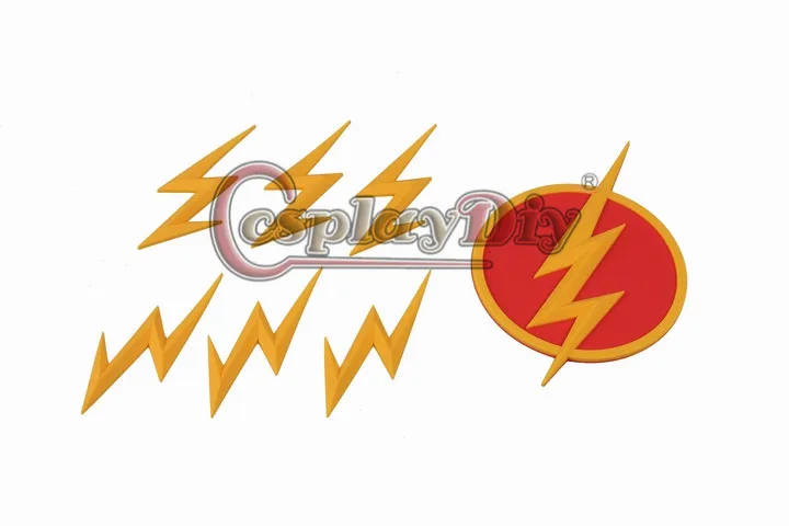 Cosplaydiy The Flash( First Seacon) Barry Allen Cosplay Costume Adult Men's Halloween Cosplay Outfit Custom Made