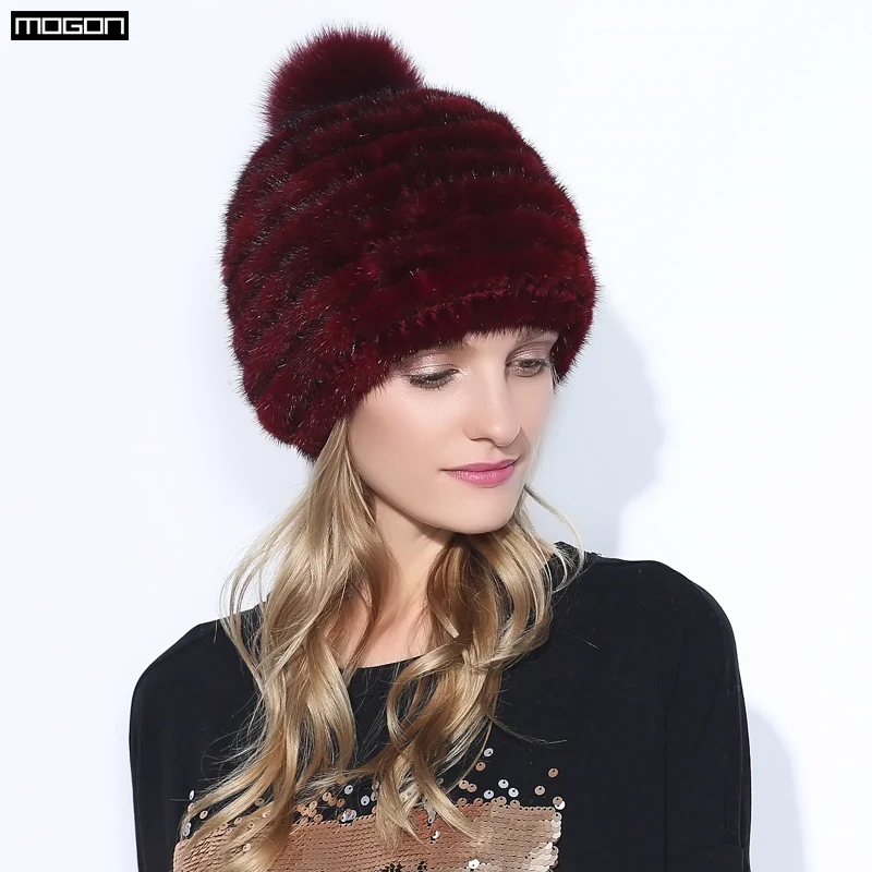 2018 Hot Sale Winter Mink Fur Hat For Women Genuine Natural Pineapple Cap Russian Beanies Fashion Good Quality Thick Warm Hats |