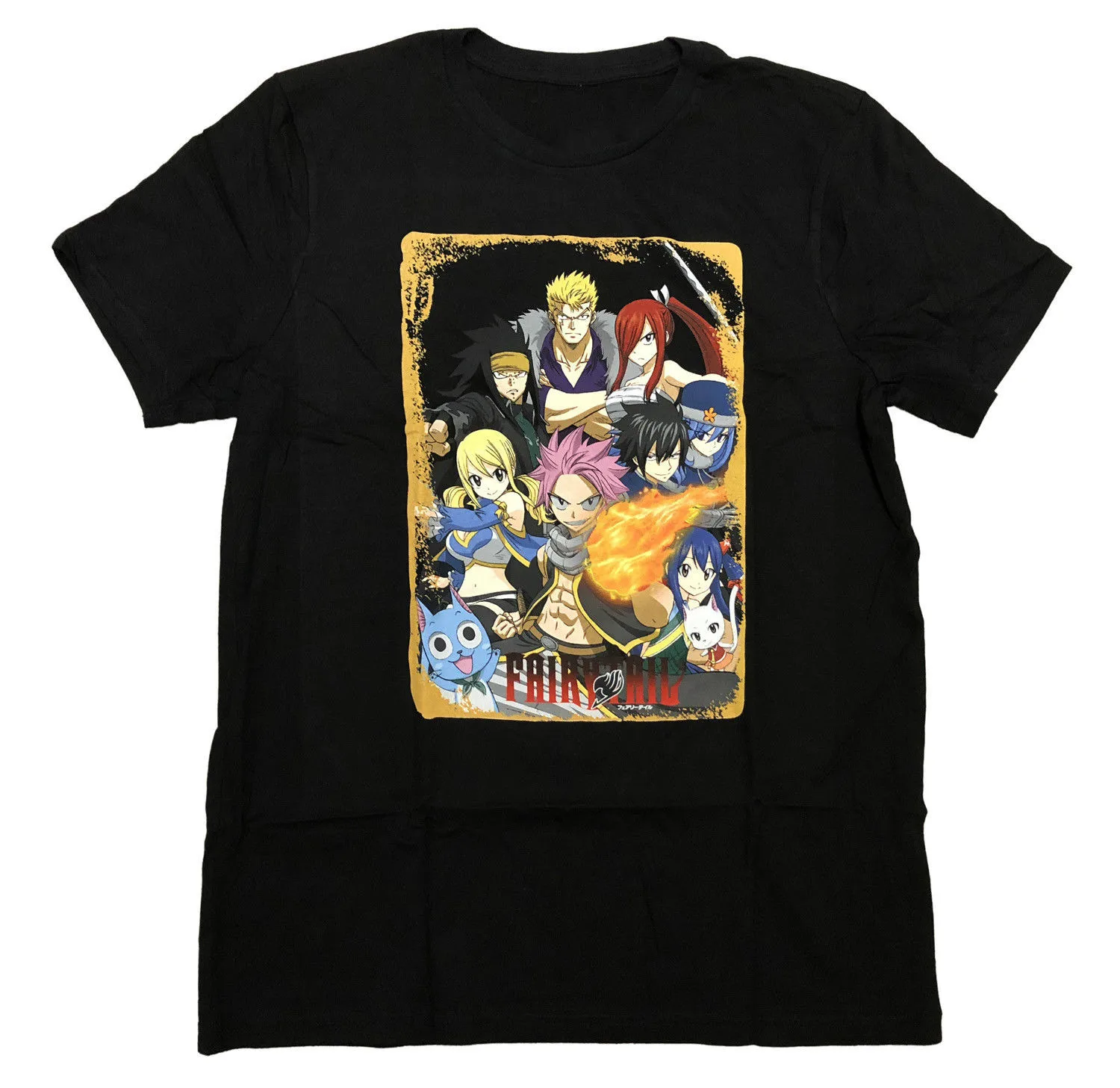 Fairy Tail Season Group Anime Adult T Shirt Hip Hop Novelty Men'S Brand Clothing 2018 New Arrival Men | Мужская одежда