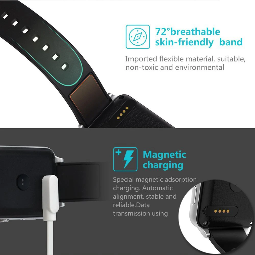 Смарт часы TimeOwner GT88 MTK2502 Bluetooth Часы камера SIM монитор сердечного ритма трекер сна SMS