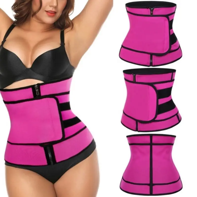 Для женщин Большие размеры талии тренер животик Похудения Body Shaper регулируемый