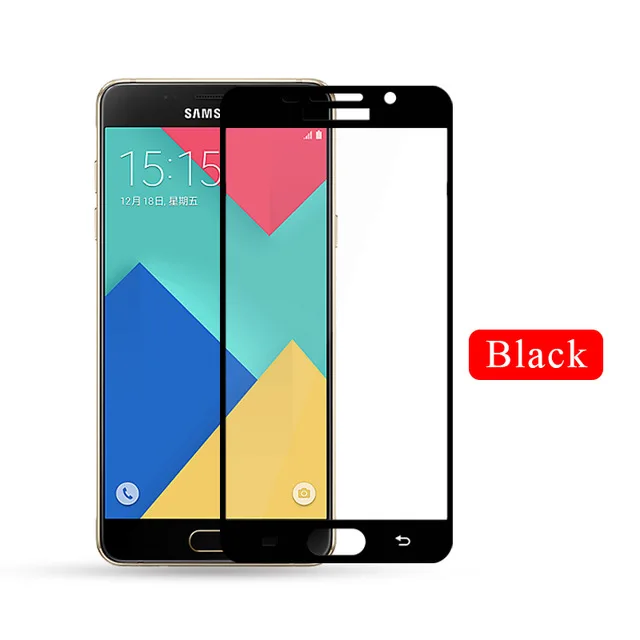 3D закаленное стекло для Samsung Galaxy A7 2016 Полное покрытие 9H пленка Взрывозащищенная