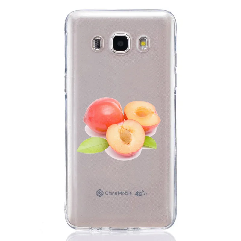Для Samsung Galaxy A3 A5 2016 2017 A300 A320F A510 A520F TPU цветной мягкий чехол с оранжевым рисунком
