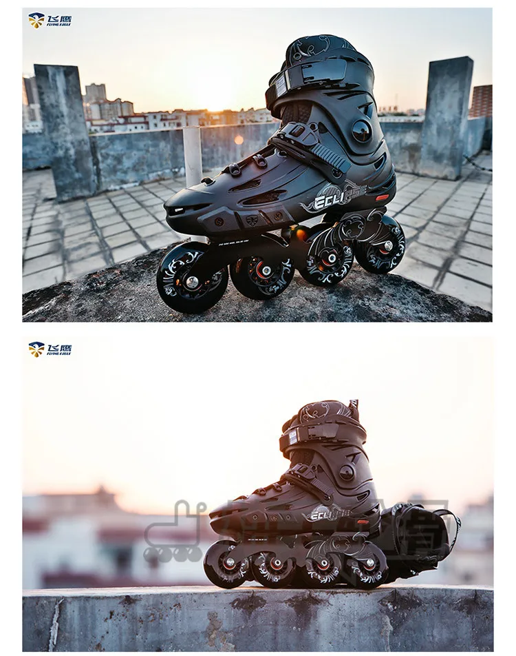 Japy Skate Flying Eagle F5s роликовые коньки и 8 гипер+ G колеса Сокол Взрослые роликовые коньки обувь слалом катание SEBA Patines