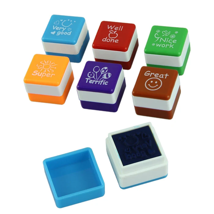 6 шт./лот новые штампы для учителей самостоятельное награждение марки