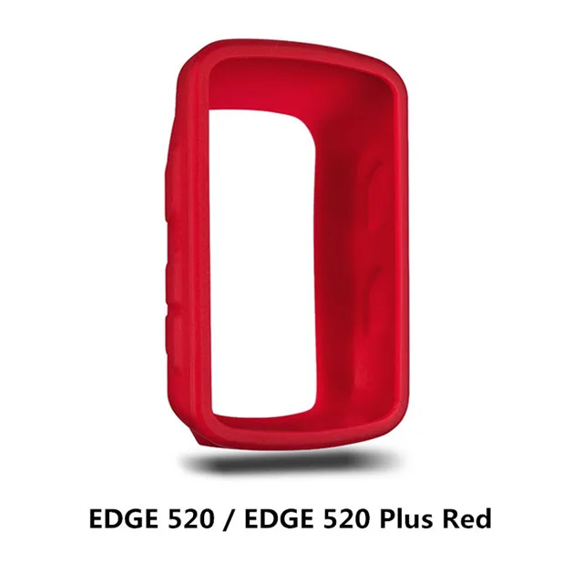 Красный Garmin Edge 520/Edge 520 Plus, чехол для велосипеда, силиконовый чехол, кожаный чехол, фирменная Новинка, оригинальная коробка - Цвет: Красный