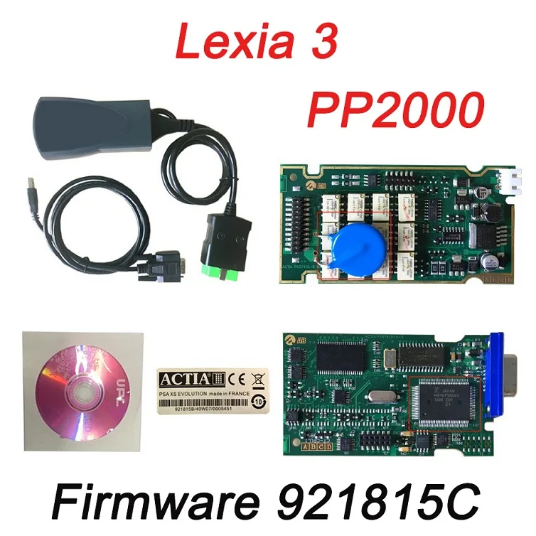 Самое лучшее! Diagbox V7.83 lexia 3 Serial 921815C прошивка Lexia3 PP2000 для Ci troen Pe udiagnostic
