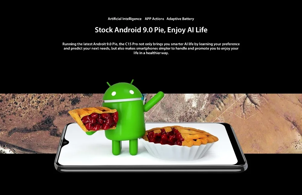 OUKITEL C15 Pro 6,0 HD дюймов 2 ГБ 16 ГБ Android 9,0 мобильный телефон MT6761 отпечаток пальца лица ID 4G LTE смартфон Капля воды экран