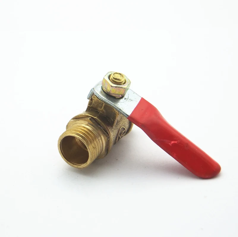 1/4 &quotBSP Male x 1/4&quot BSP Thread двусторонний латунный шаровой клапан для масла воды