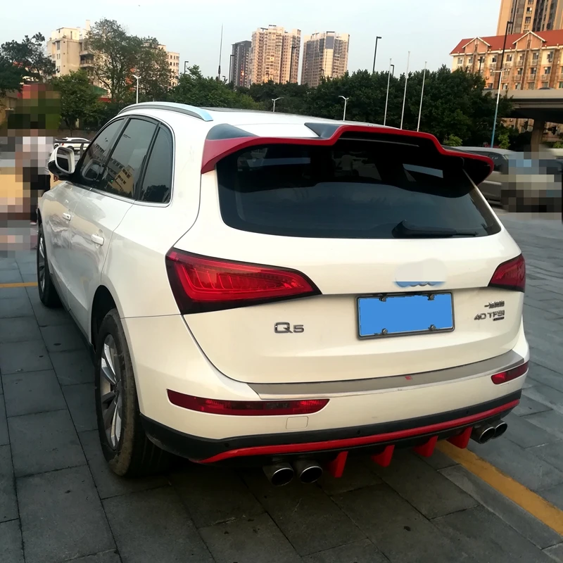 Спойлер из углеродного волокна для Audi Q5 SQ5 2013 украшение в виде хвостового крыла задний спойлер багажника для Audi Q5 SQ5