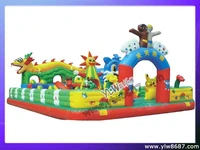 inflatable trampoline bouncer for childreninflatable fun city for outdoor amusement