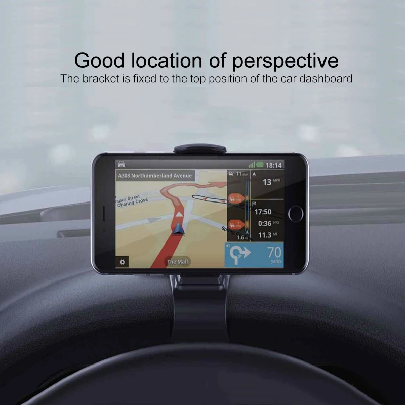 Автомобильный держатель для телефона с поворотом на 360 градусов автомобильный GPS