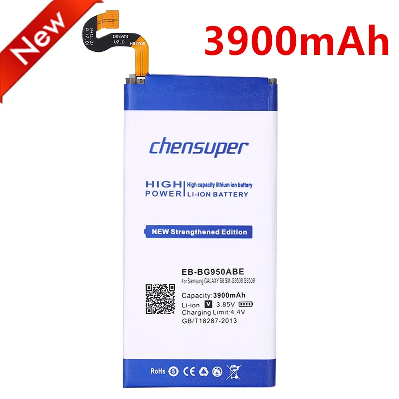 Новинка 3900 мАч EB-BG950ABE батарея для смартфона Samsung Galaxy S8 SM-G9508 G950F G950A G950T G950U G950V G950S