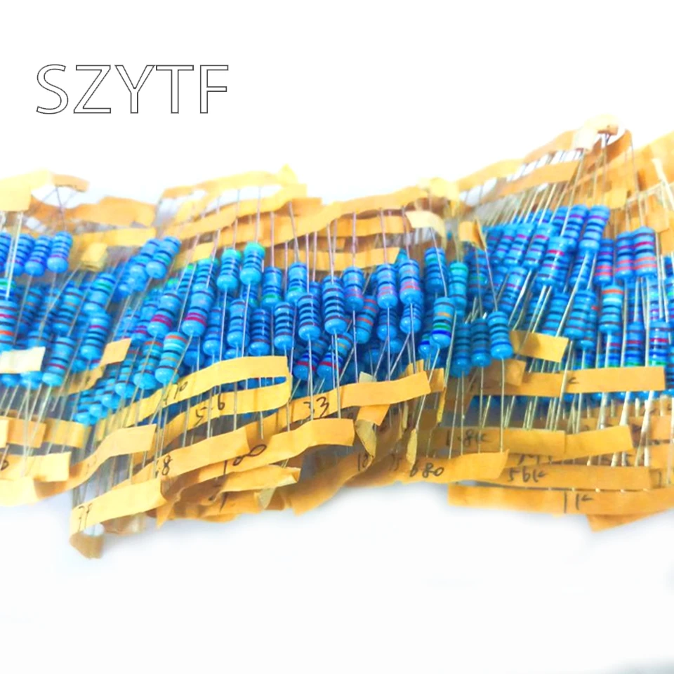 Металлический пленочный резистор 2 вт посылка упаковка с точностью 1% компонент