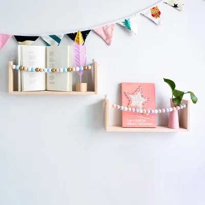 Креативная деревянная подвесная доска Рождественская настенная вешалка для