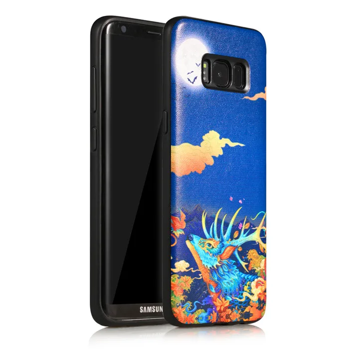 Роскошные Оригинальный дизайн печати PU чехол для Samsung Galaxy S8 5.8 &quotдюймов |