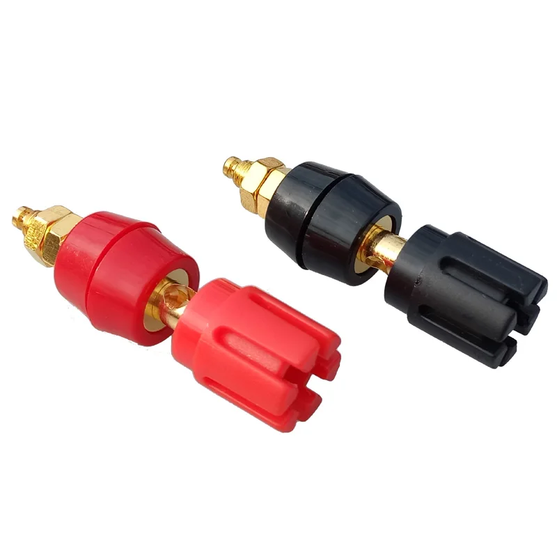 8 шт. 4 мм Позолоченные Hi Fi кабельные разъемы|brass terminal connectors|brass connectorl connector |