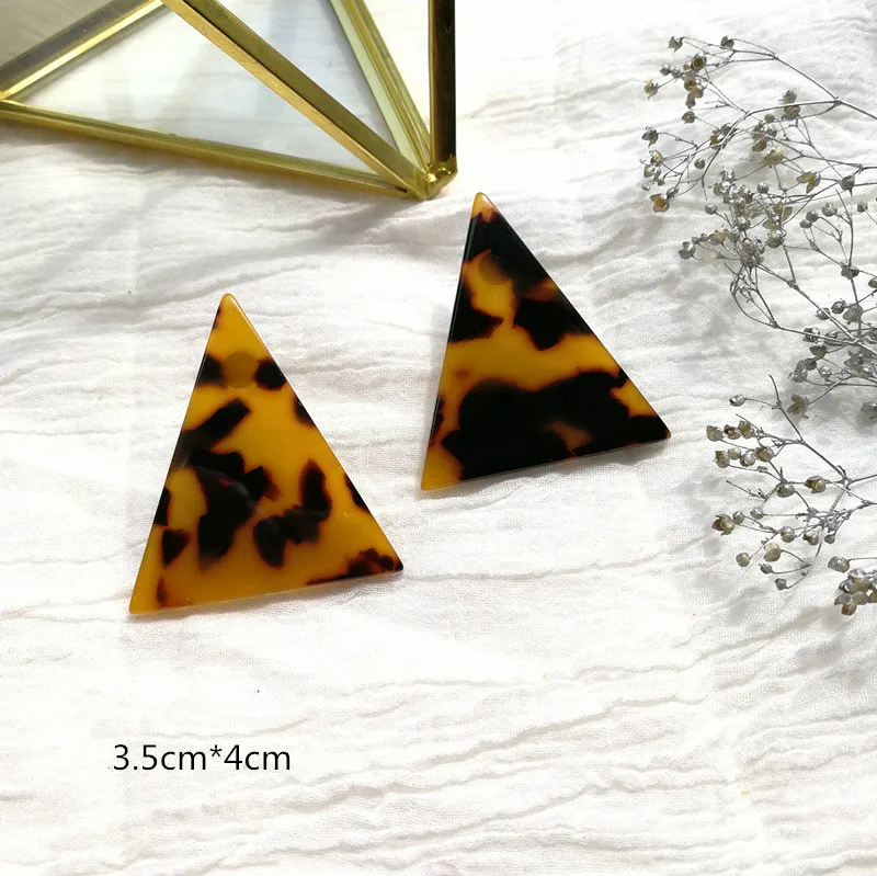 2020 год квадратные серьги-гвоздики в виде черепахи круглые серьги из смолы Новое