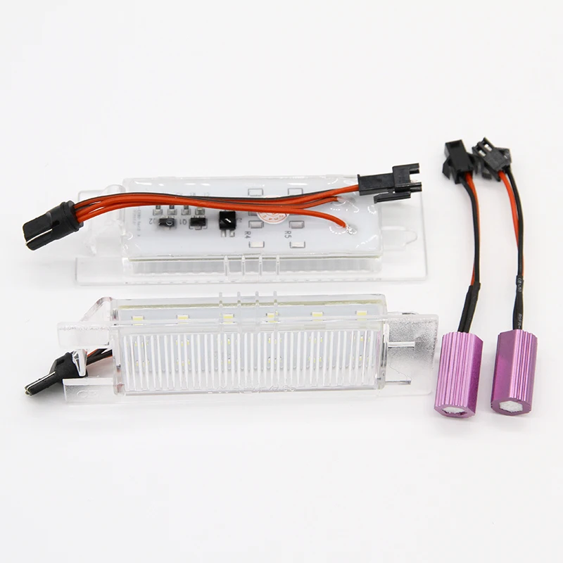 2x 18SMD светодиодный для Alfa Romeo 147 156 159 166 Brera Mito паук номерной знак светильник авто
