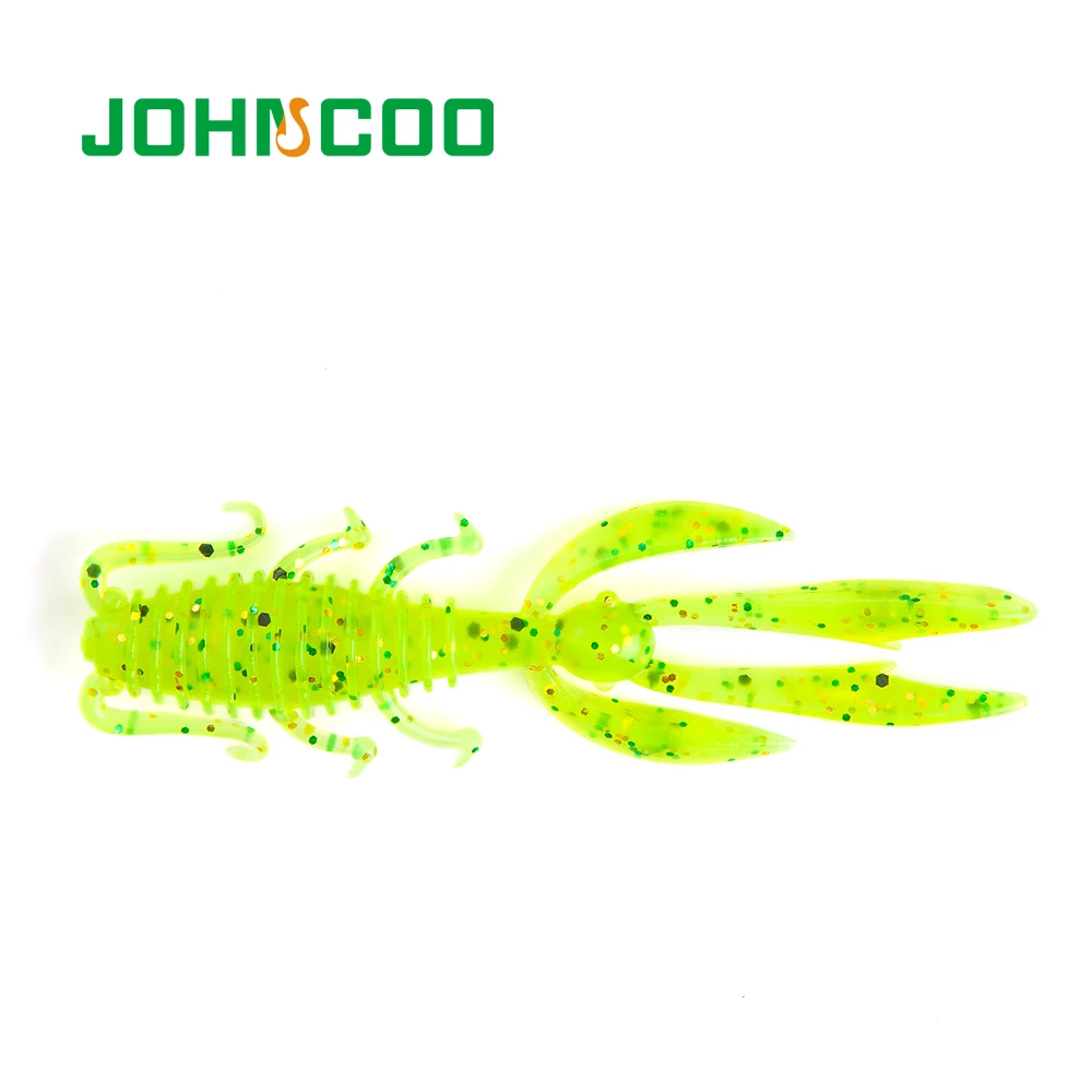 JOHNCOO новинка 10 шт. приманка для креветок 75 мм/1 9 г 85 мм/2 5 искусственная мягкие