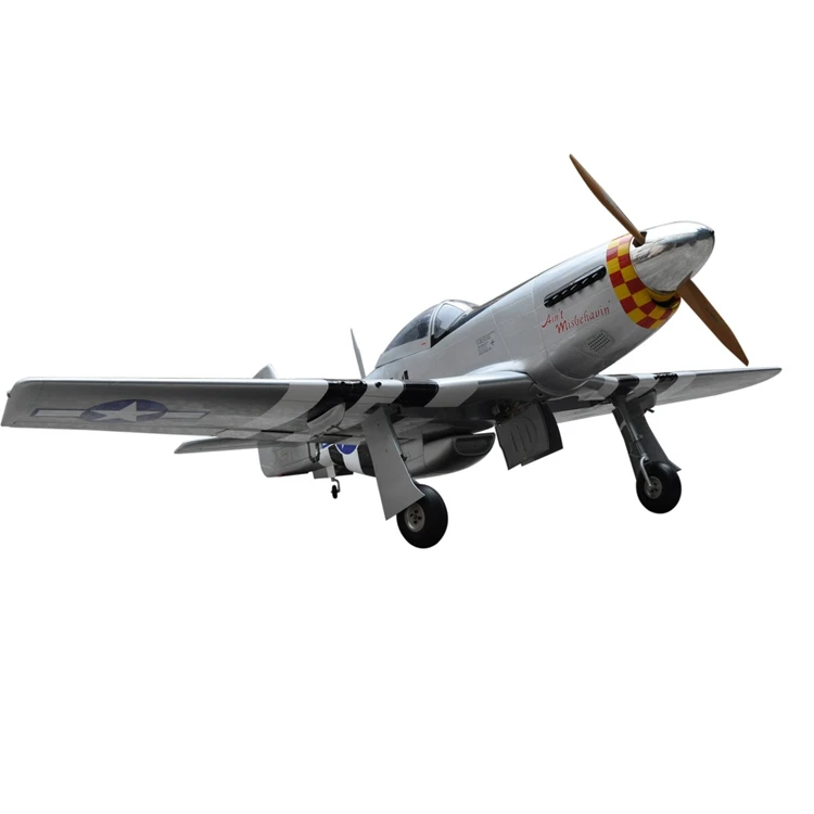 96 &quotMustang 100cc Масштаб RC самолет бензин АРФ модель самолета дерево Fix крыло США