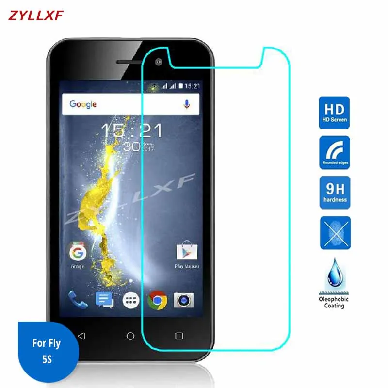 Для Fly 5S защитная пленка из закаленного стекла премиум класса 4 2 дюйма 9H 2.5D на 5 S |