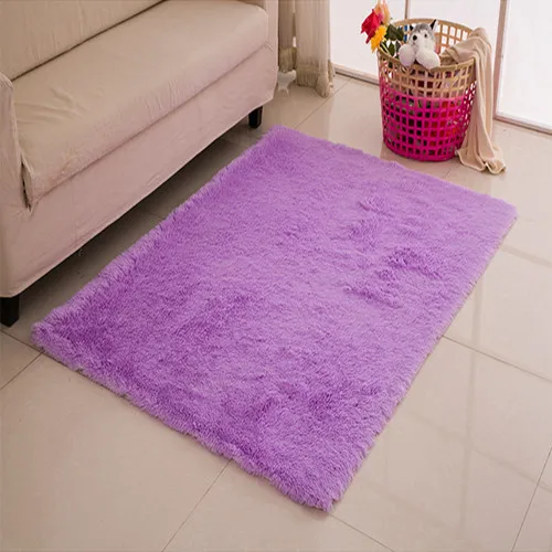 Micozy Ультра мягкий Fulffy Indoor современные коврики колодки ковры для гостиная украшения дома - Цвет: Violet