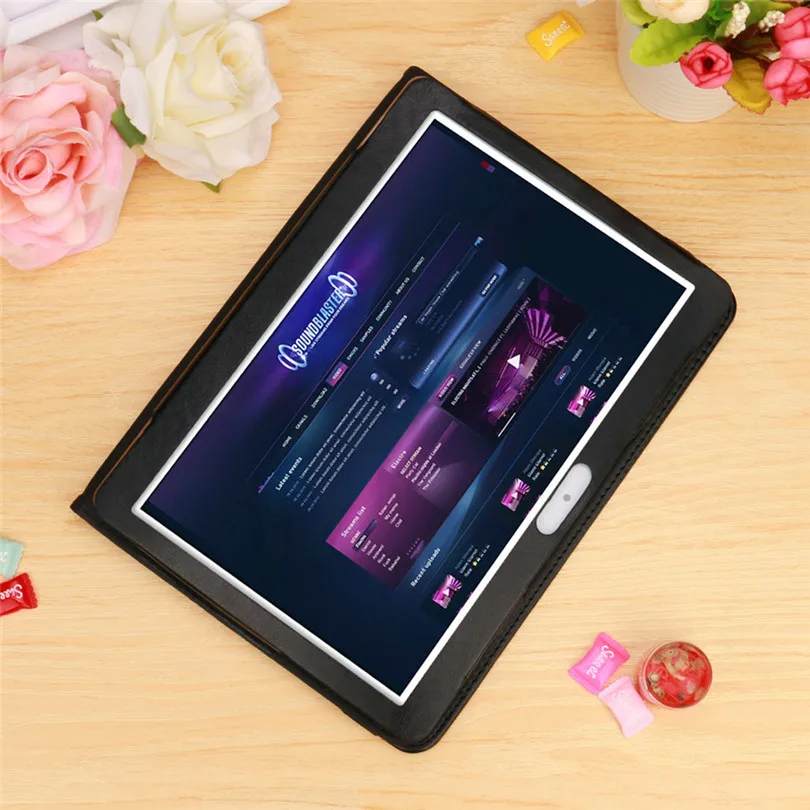 Универсальный чехол-книжка для планшета 10 дюймов 1 Android Tablet PC Ультратонкий модный