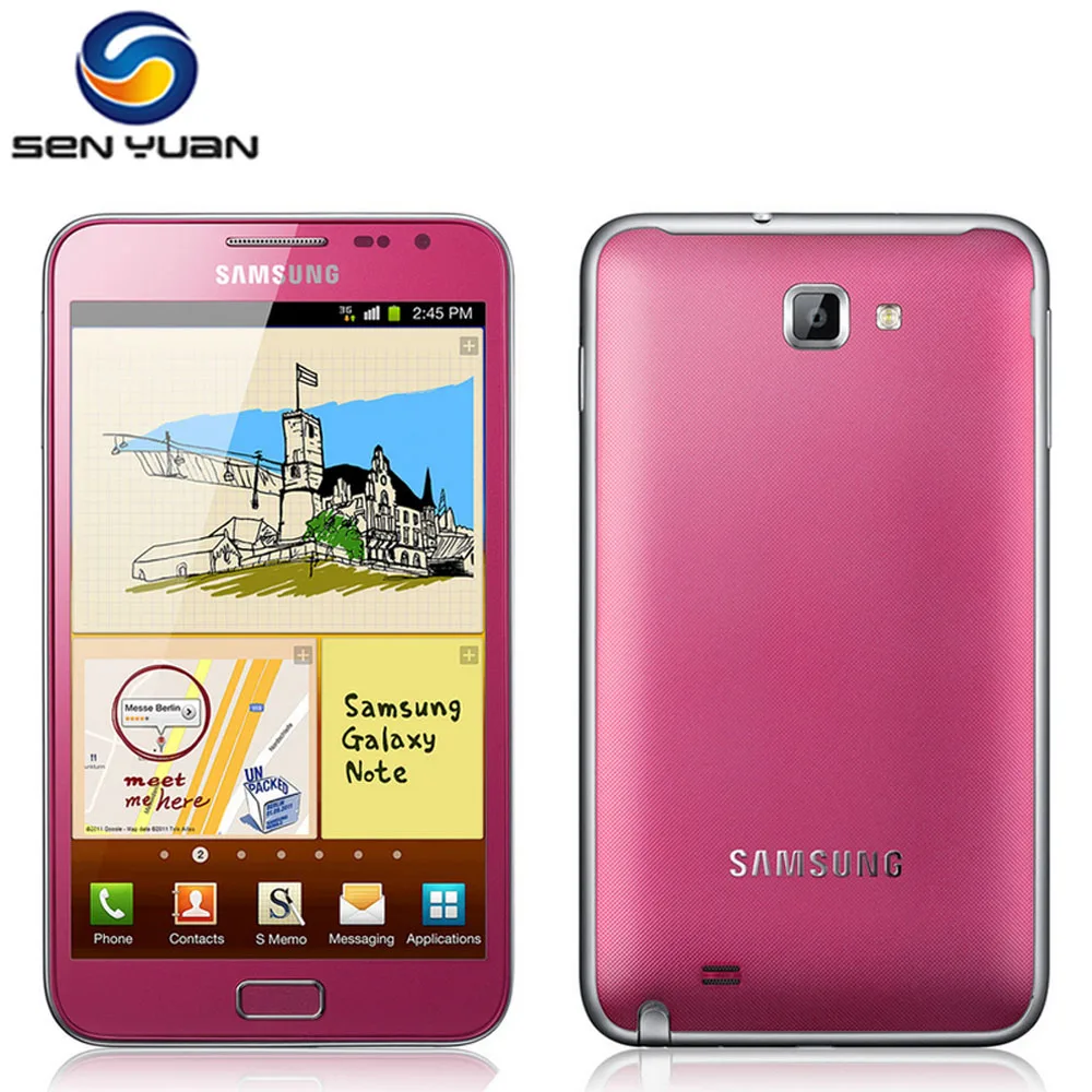 Оригинальный Samsung Galaxy Note N7000 i9220 мобильный телефон 5 3 &quotдвухъядерный WIFI GPS WCDMA 8MP 1