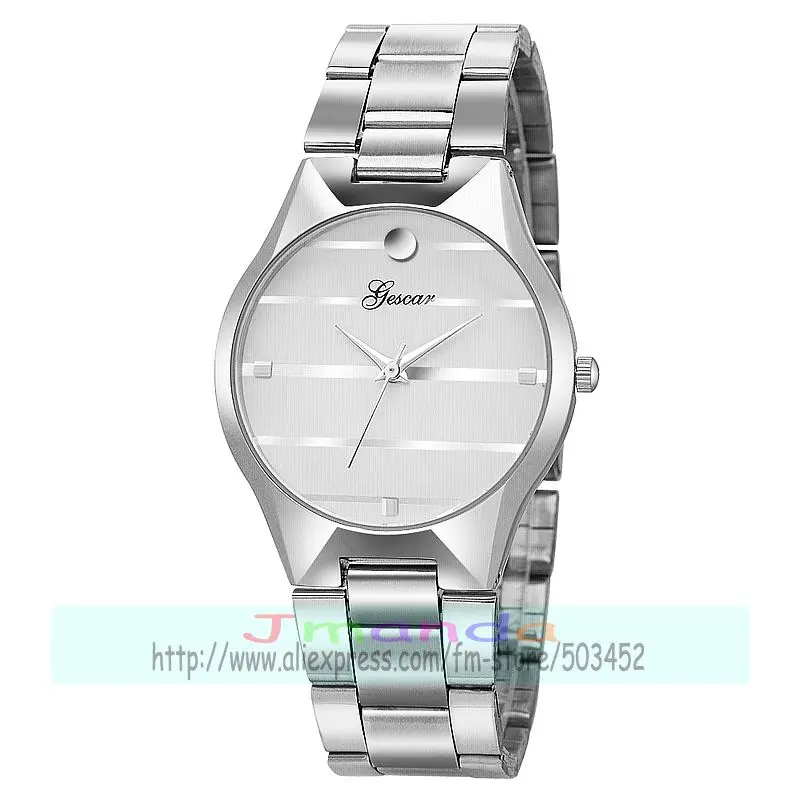 100 шт./лот gescar 8582 Одноточечные кварцевые часы из стали Love wrap повседневные парные