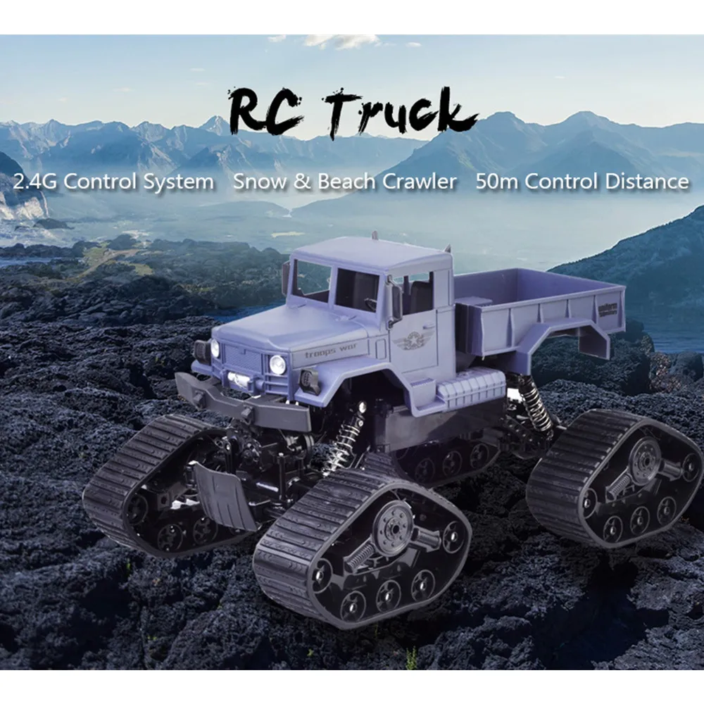 ZG-C1231WS 1/12 RC грузовик снег пляж гусеничный 2 4G автомобиль RTR пульт дистанционного