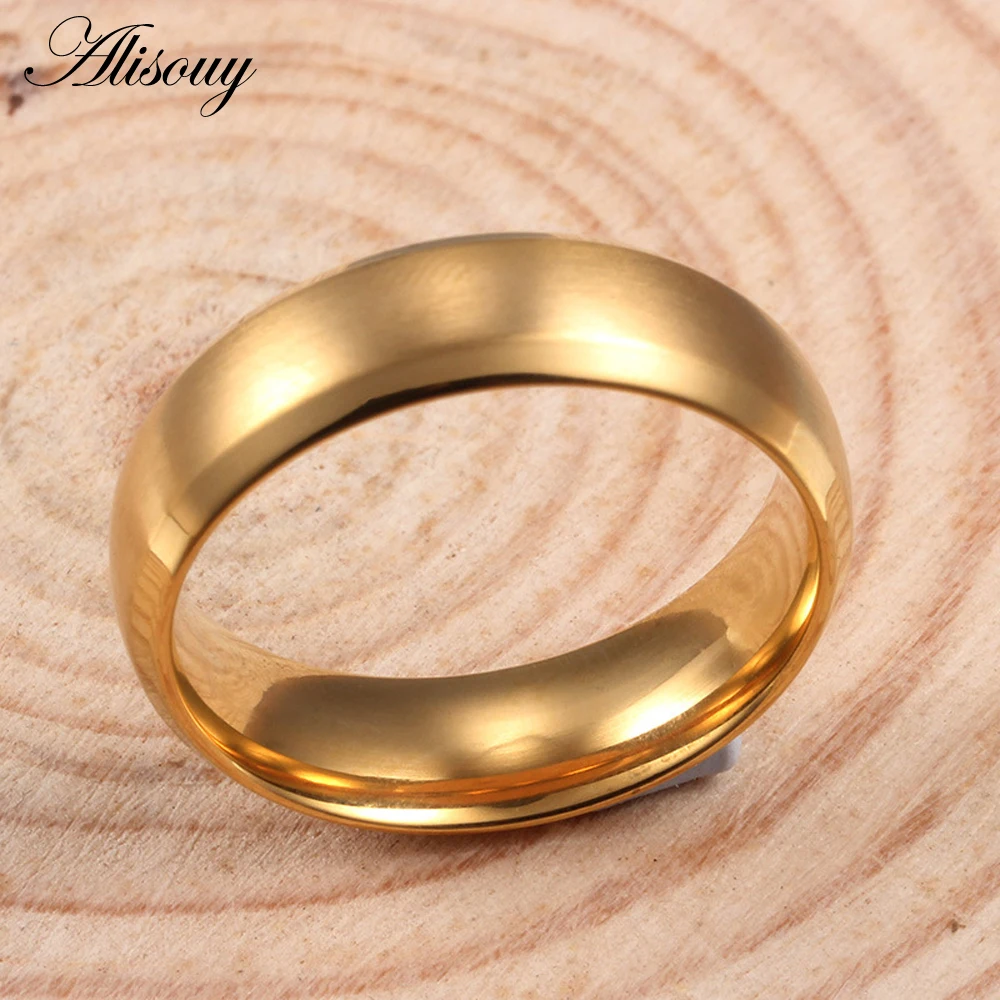 Мужские и женские кольца из титановой стали размеры 4-14 | Украшения аксессуары