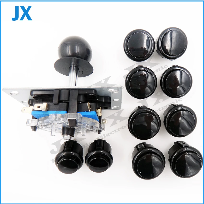 Комплект деталей для аркадных игр включая аркадный джойстик 24 мм/26 мм кнопка