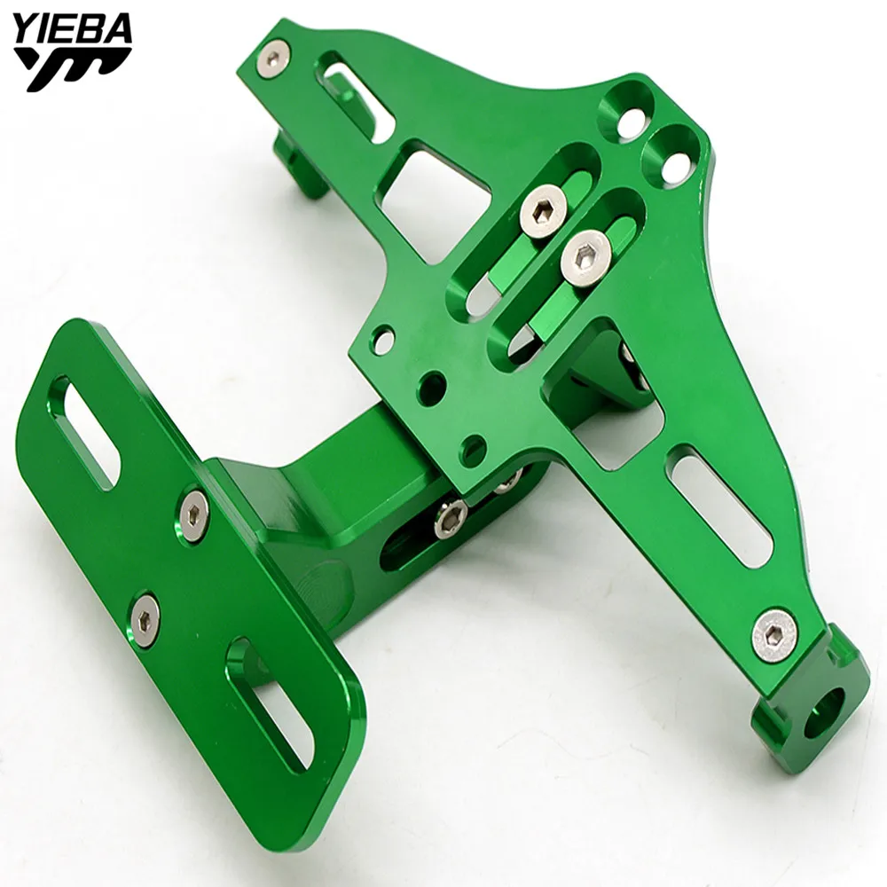 Мотоцикл Регулируемый угол номерной знак рамка держатель кронштейн для KTM 200