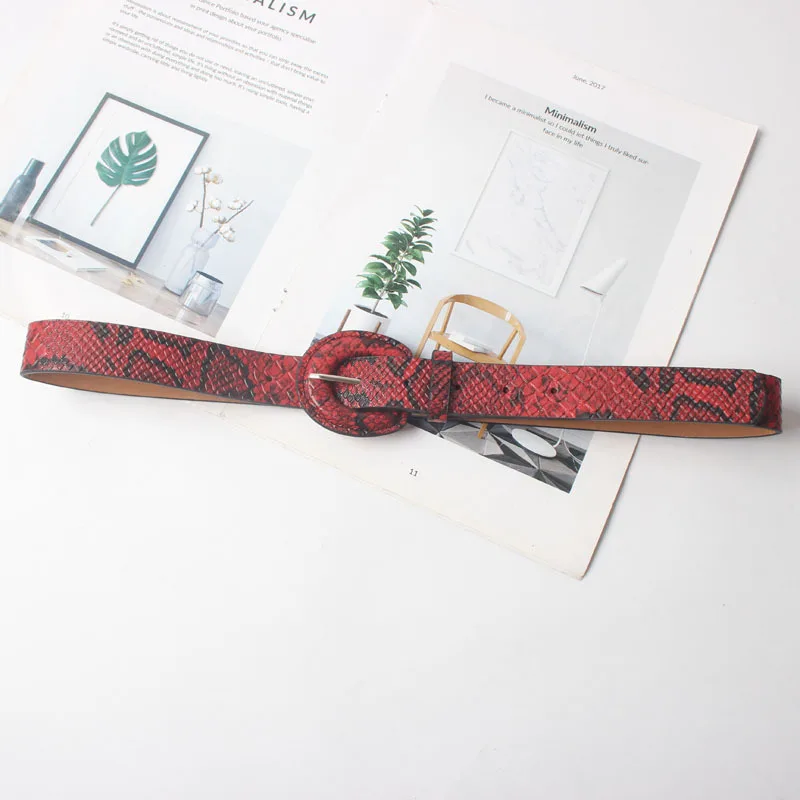 Женские кожаные ремни из крокодиловой кожи модные красные белые шириной 2 8 см с