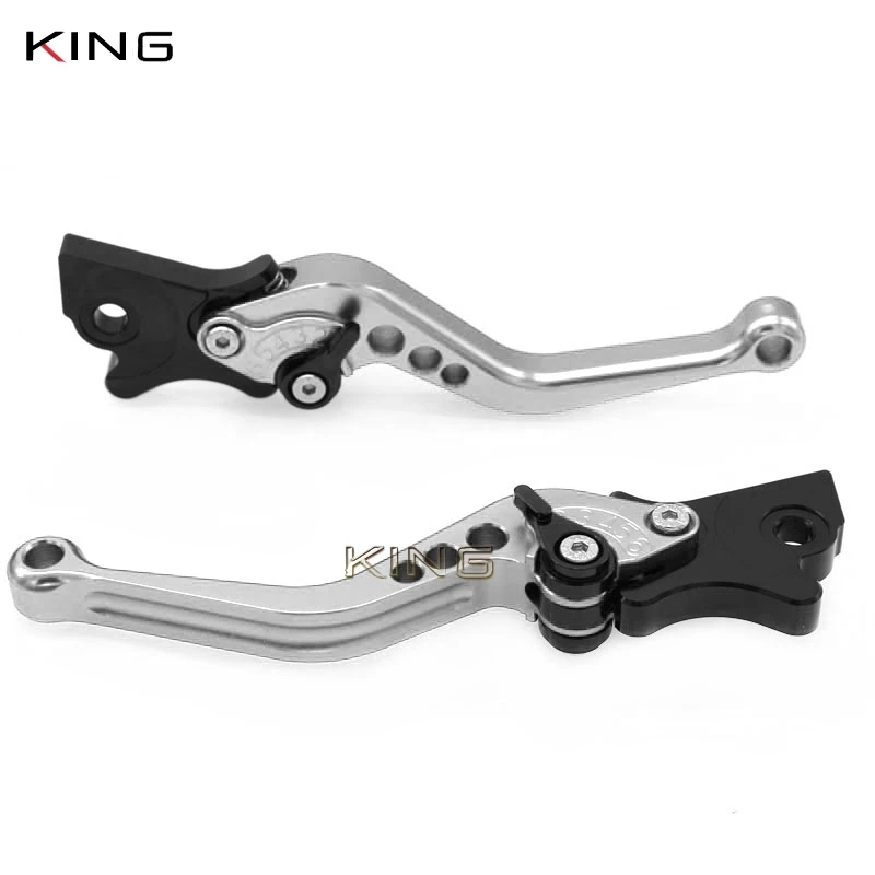 Серебристый Для GILERA Runner 200 2008-125 Runner 1997 2002-2003 аксессуары для мотоциклов Короткие тормозные рычаги сцепления - Цвет: Серебристый