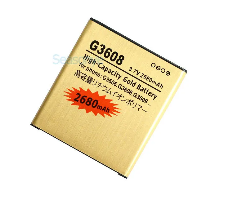 Seasonye 2680mAh EB-BG360CBC Золотая запасная батарея для Samsung Galaxy Core Prime G360 G3608 G3606 G3609