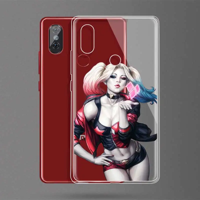 DREAMFOX N046 &quot Харли Квинн &quotМягкий силиконовый чехол из ТПУ для Xiaomi mi x 3 A1 A2 5C 5X6 6X8 9